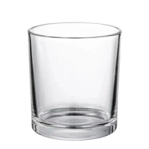 Crystal glass candle holder