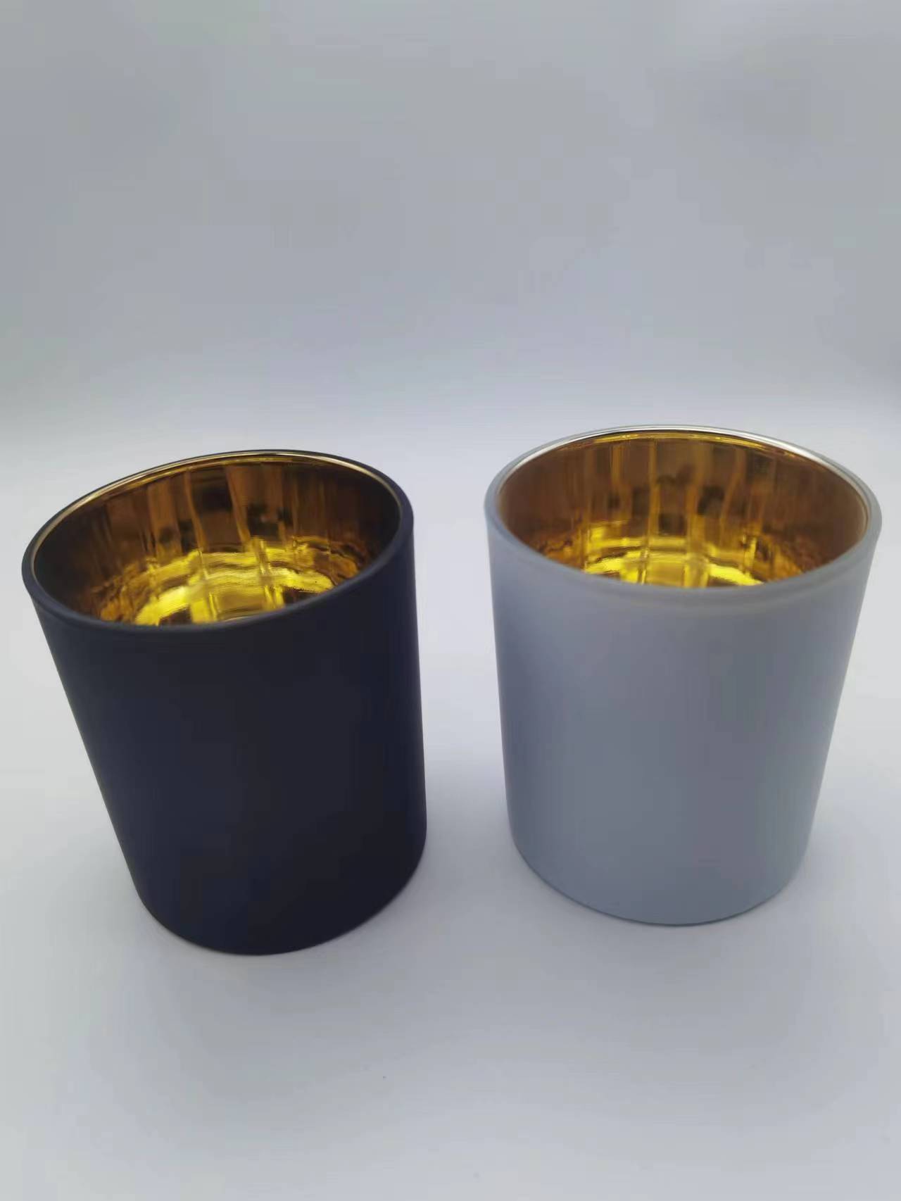Modern glass candle holder