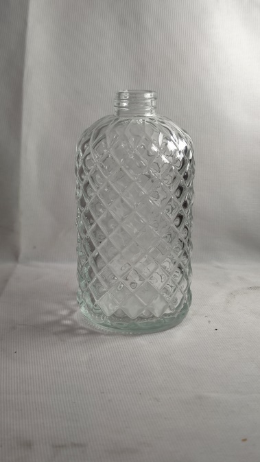 Classic glass lotion bottle design