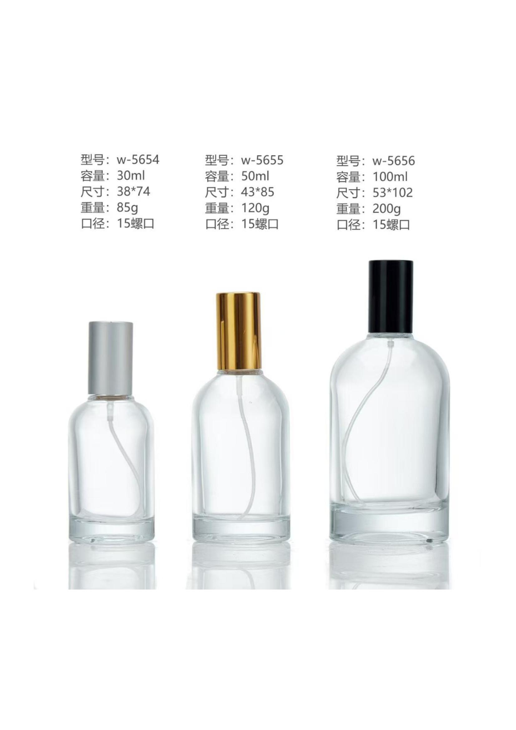 Classic glass perfume bottle