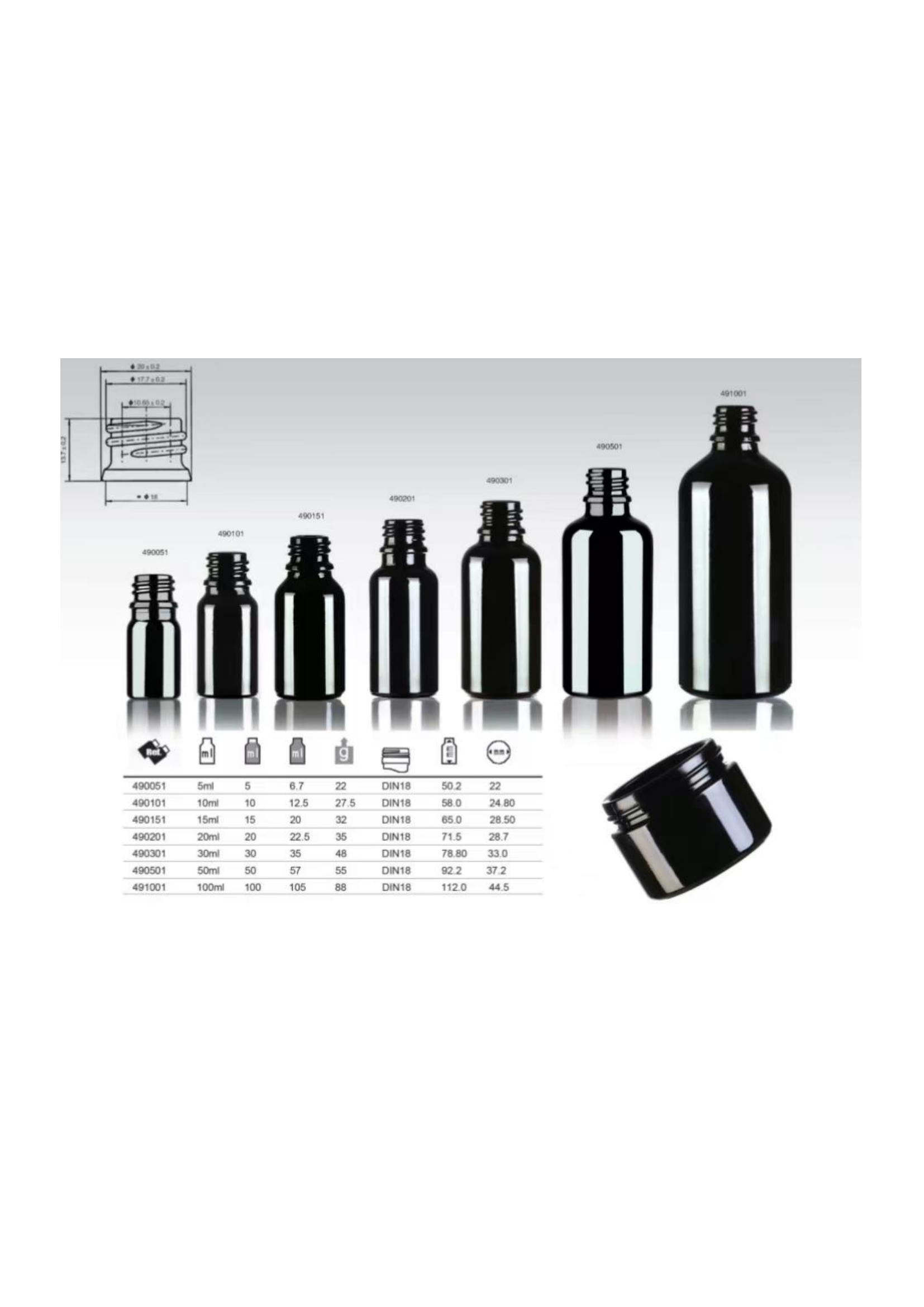 Glass pharma syrup bottle