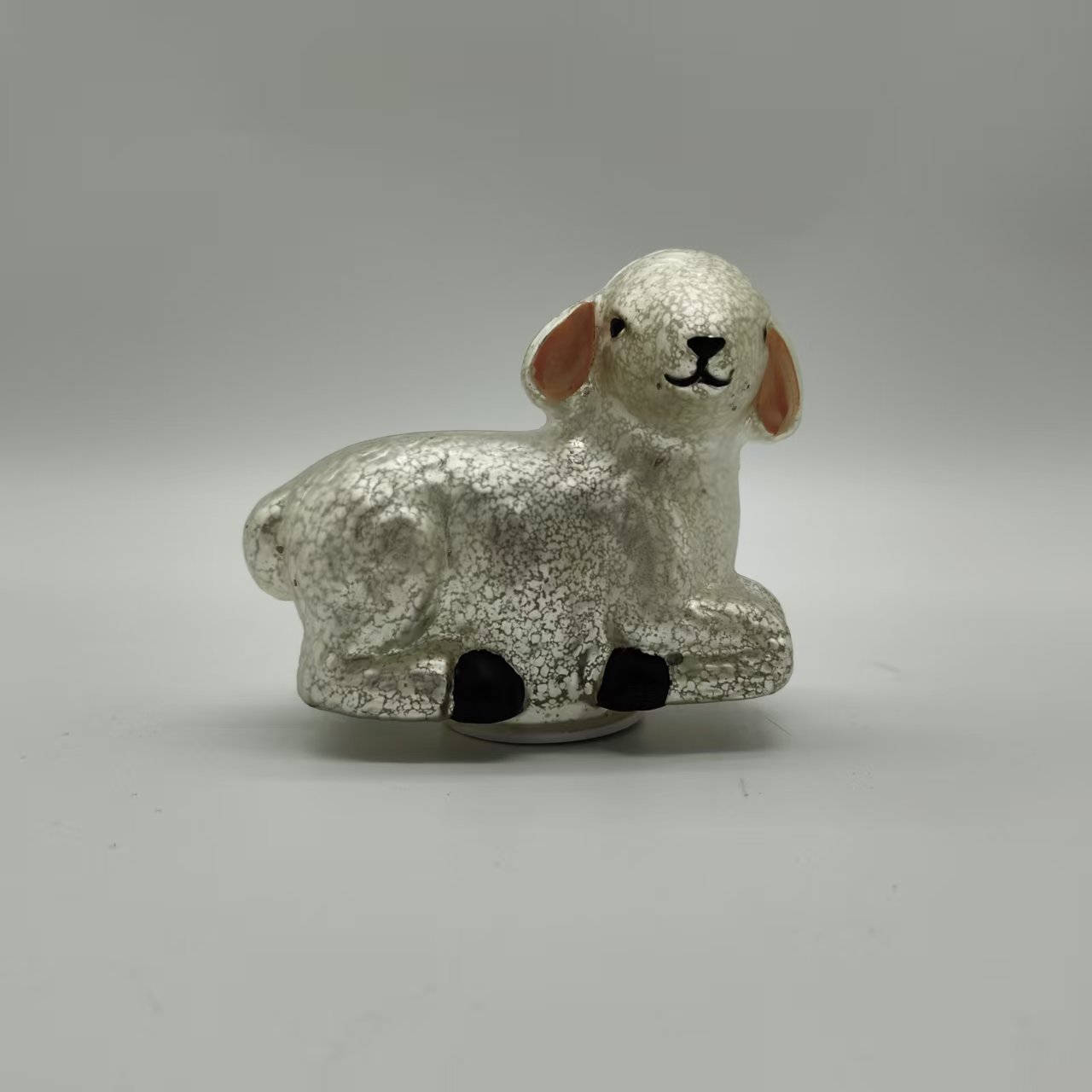 Crystal rabbit figurine glass decoration